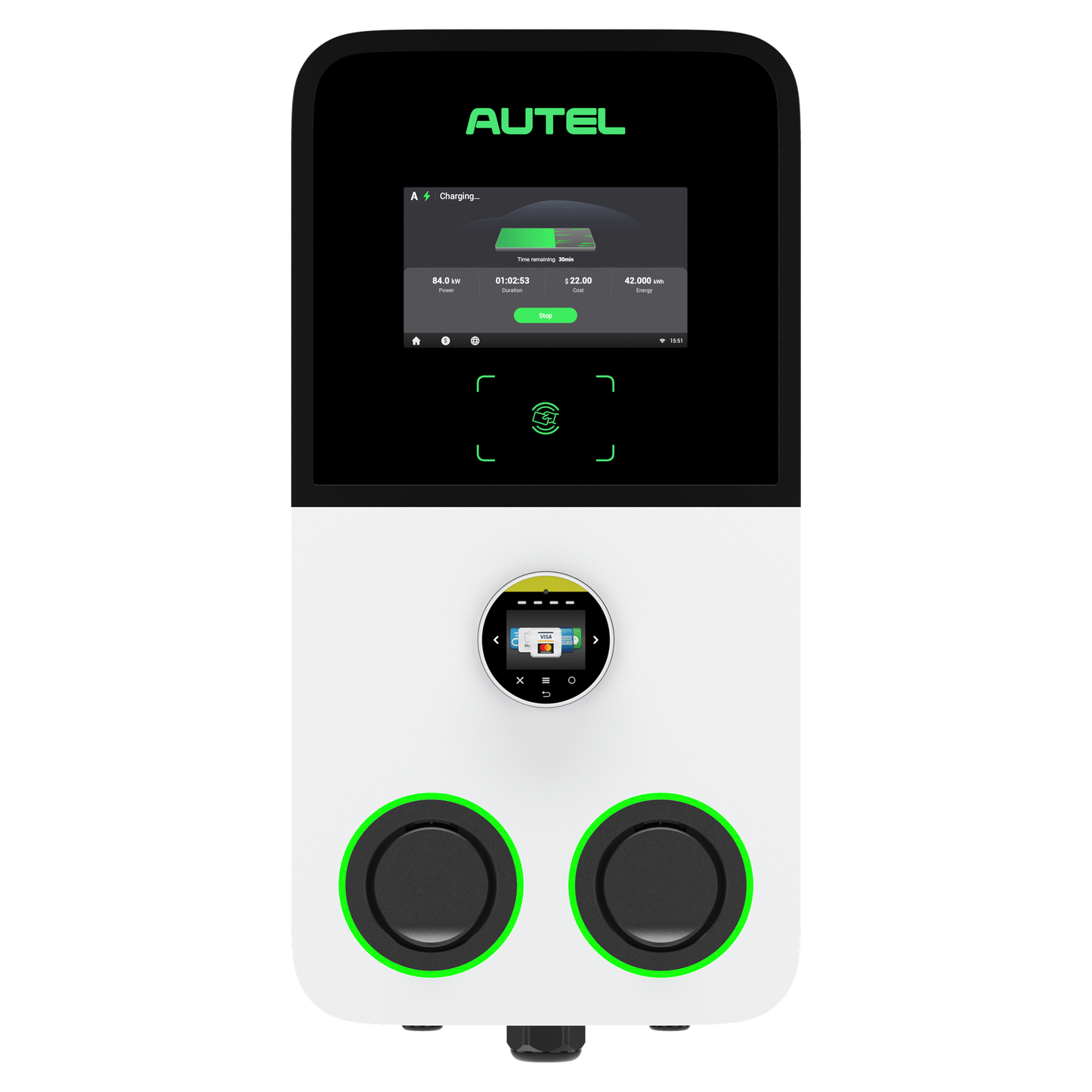 Autel AC MaxiCharger Ultra, carga hasta 2x 22kW - #Blulinc#