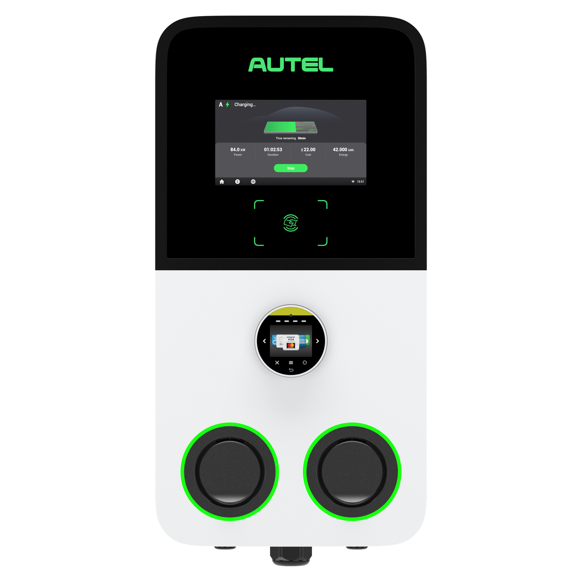 Autel AC MaxiCharger Ultra, carga hasta 2x 22kW - #Blulinc#