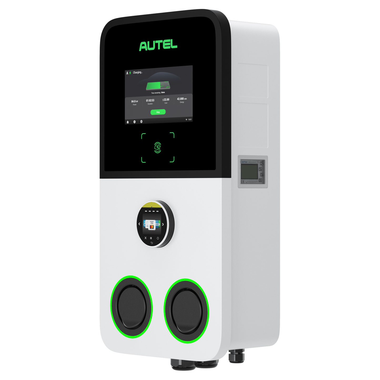 Autel AC MaxiCharger Ultra, carga hasta 2x 22kW - #Blulinc#